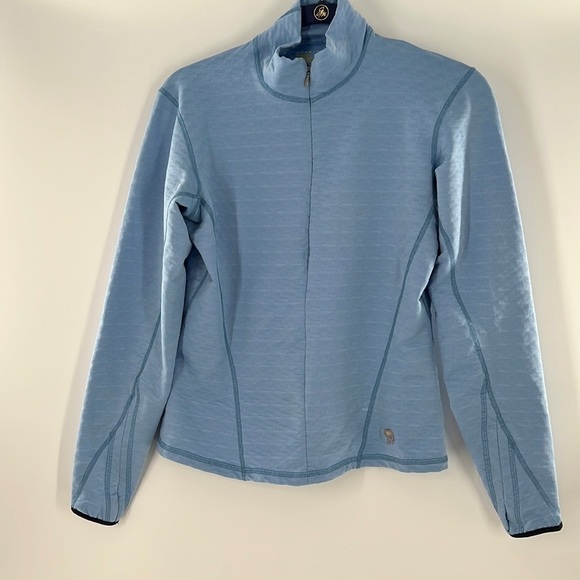 MOUNTAIN HARDWEAR POWER GRID 1/4 ZIP PULLOVER LONG SLEEVE TOP - Picture 1 of 6